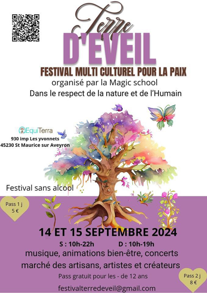 Démonstration de calligraphie le 15 septembre 2024 dans le cadre du festival multi culturel pour la paix