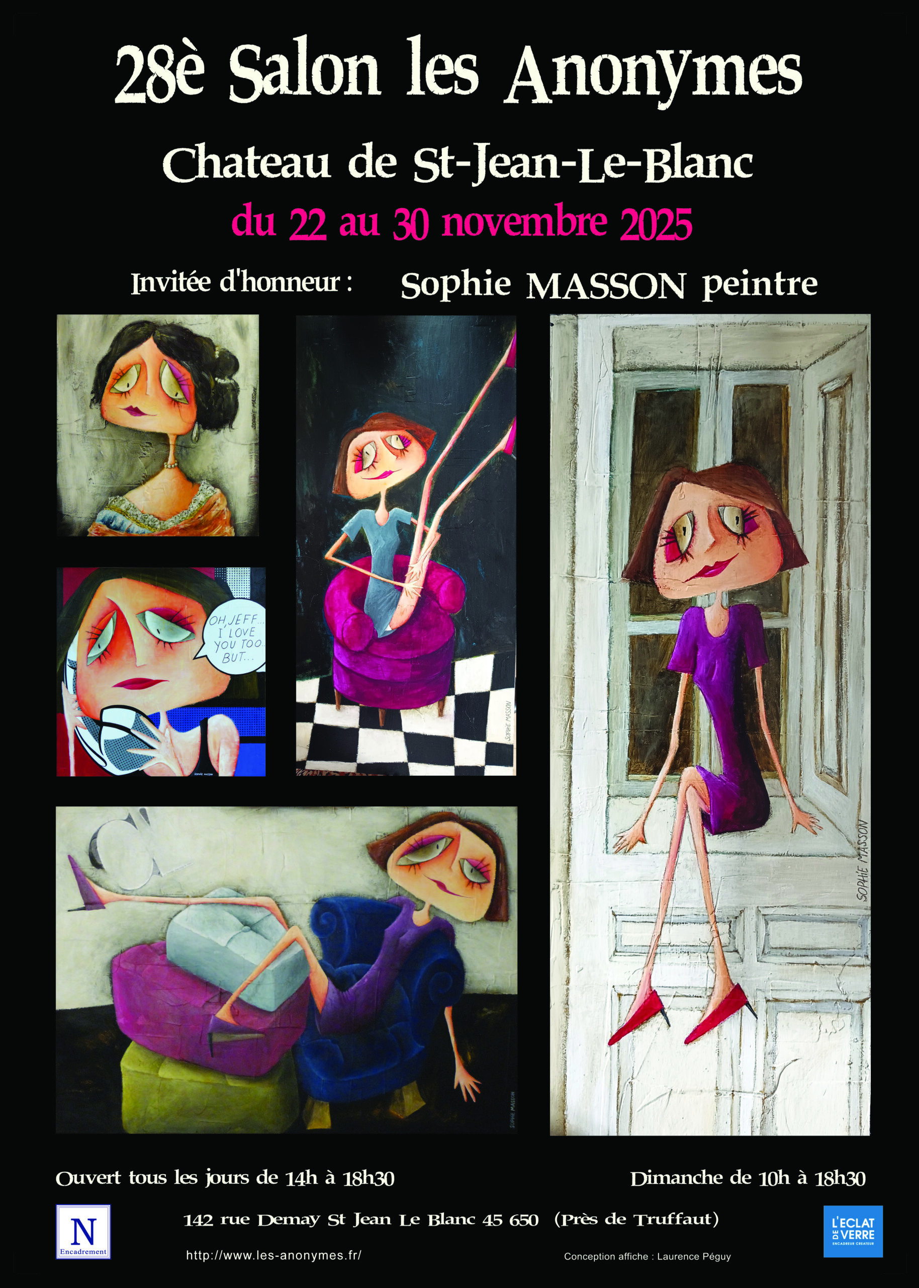 Exposition Les Anonymes - du 22 au 30 novembre - Saint Jean le Blanc (45)
